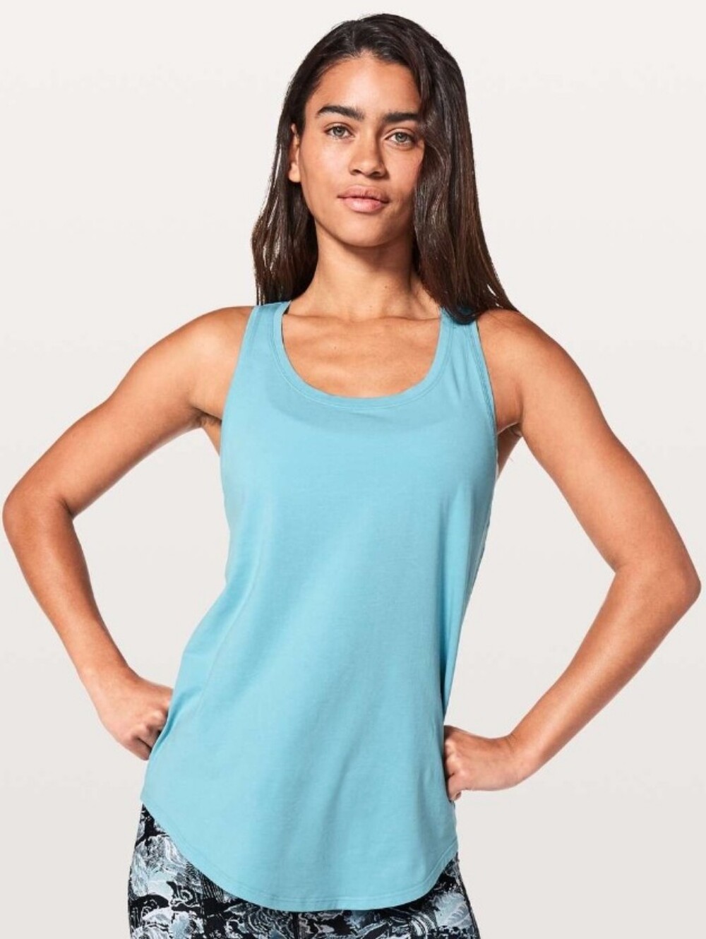 Lululemon Love Tank *Pleated Eton Blue Size 6-8